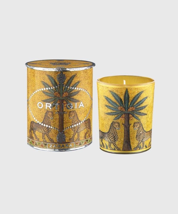 Ortigia Sicilia Zagara Candle Decorated Small