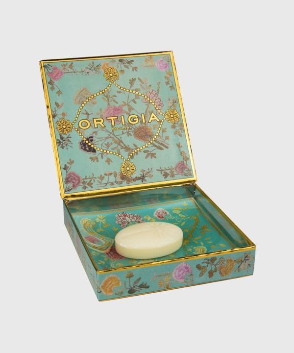 Ortigia Sicilia Florio Glass Plate And Soap