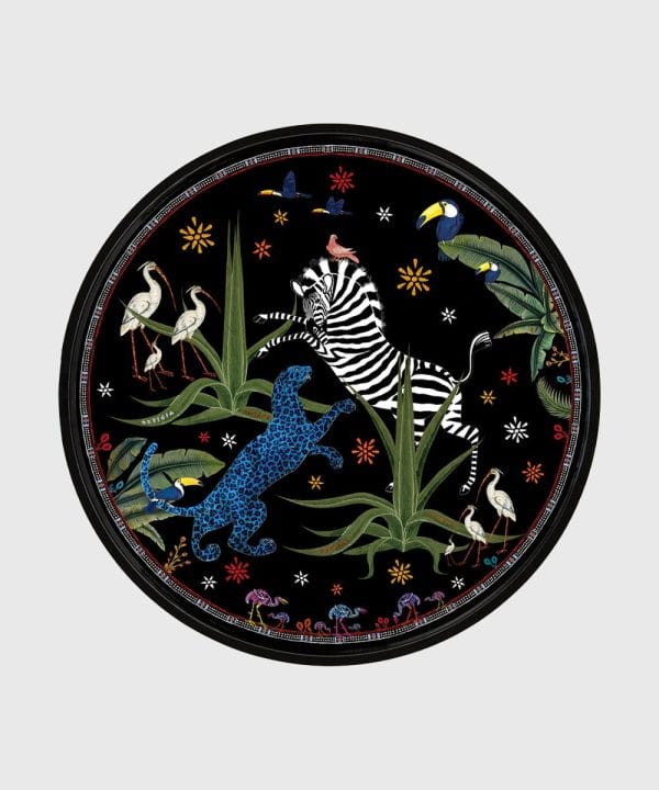 Ortigia Sicilia Tray Jungle Round Large