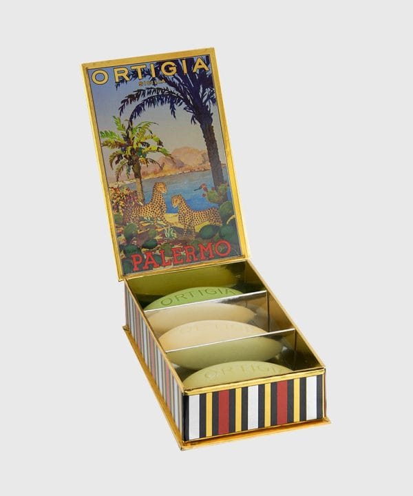 Ortigia Sicilia Palermo Olive Oil Soap x3